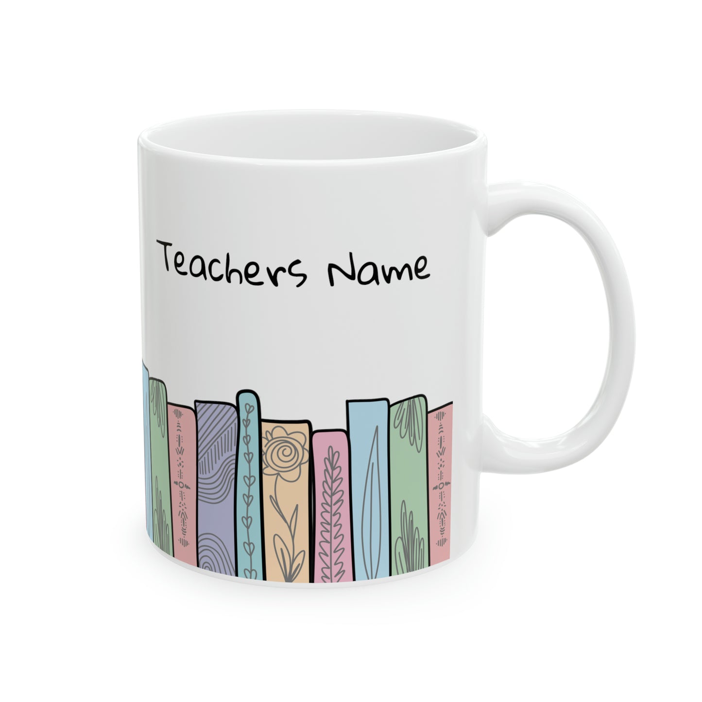 Custom Book Lover Mug, Teacher Mug,