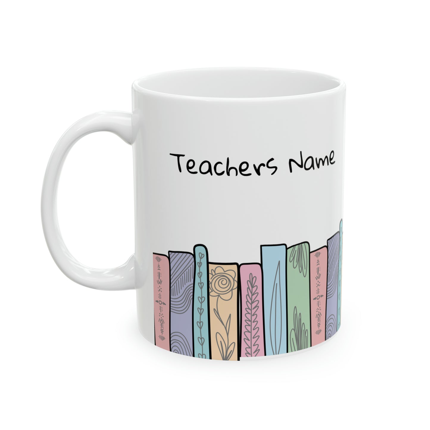 Custom Book Lover Mug, Teacher Mug,