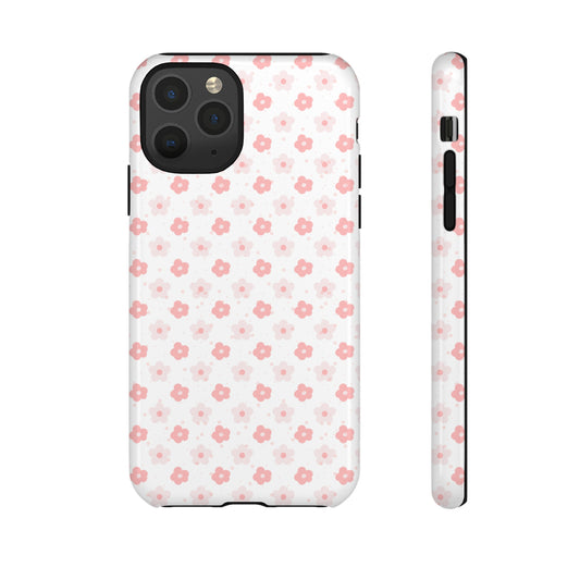 Custom Flower Print, iphone, Samsung, Pixel Tough Cases
