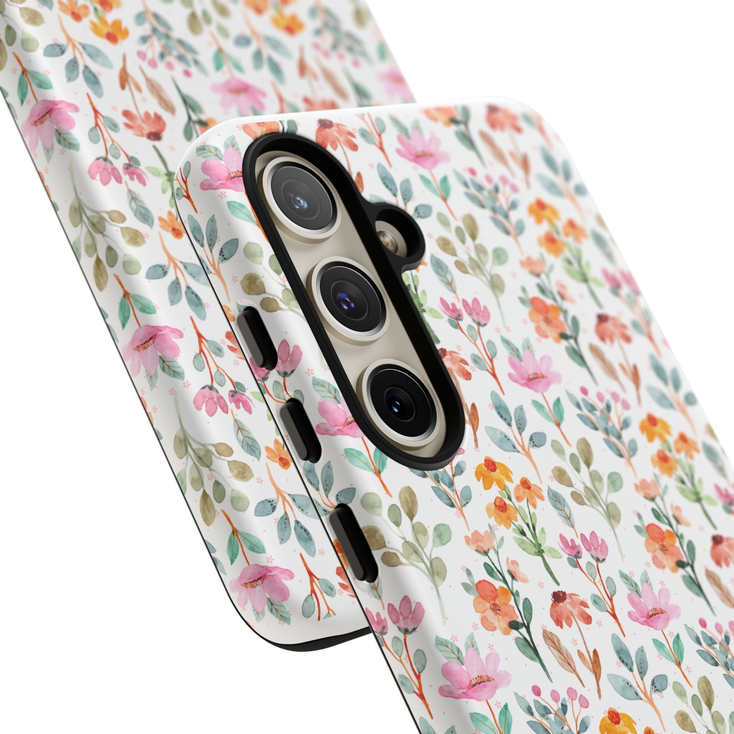 Custom Flower Print, iphone, Samsung, Pixel Tough Cases