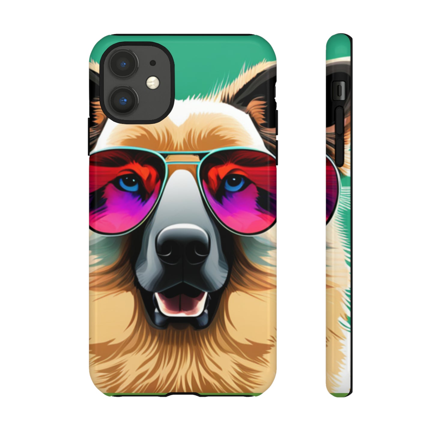 Custom Dog Image Tough Phone Cases