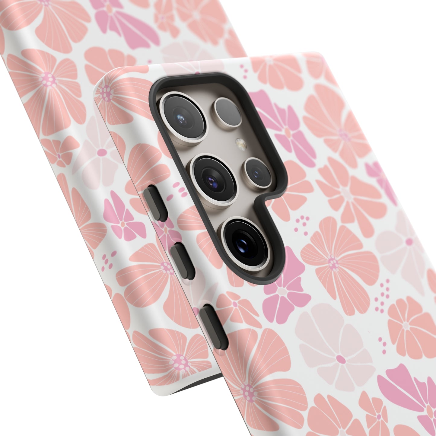 Custom Flower Print Make It Happen, iphone, Samsung, Pixel Tough Cases