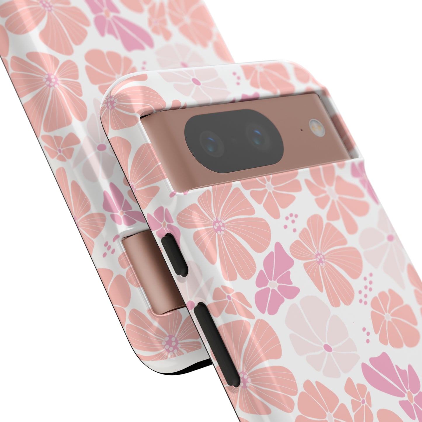 Custom Flower Print Make It Happen, iphone, Samsung, Pixel Tough Cases