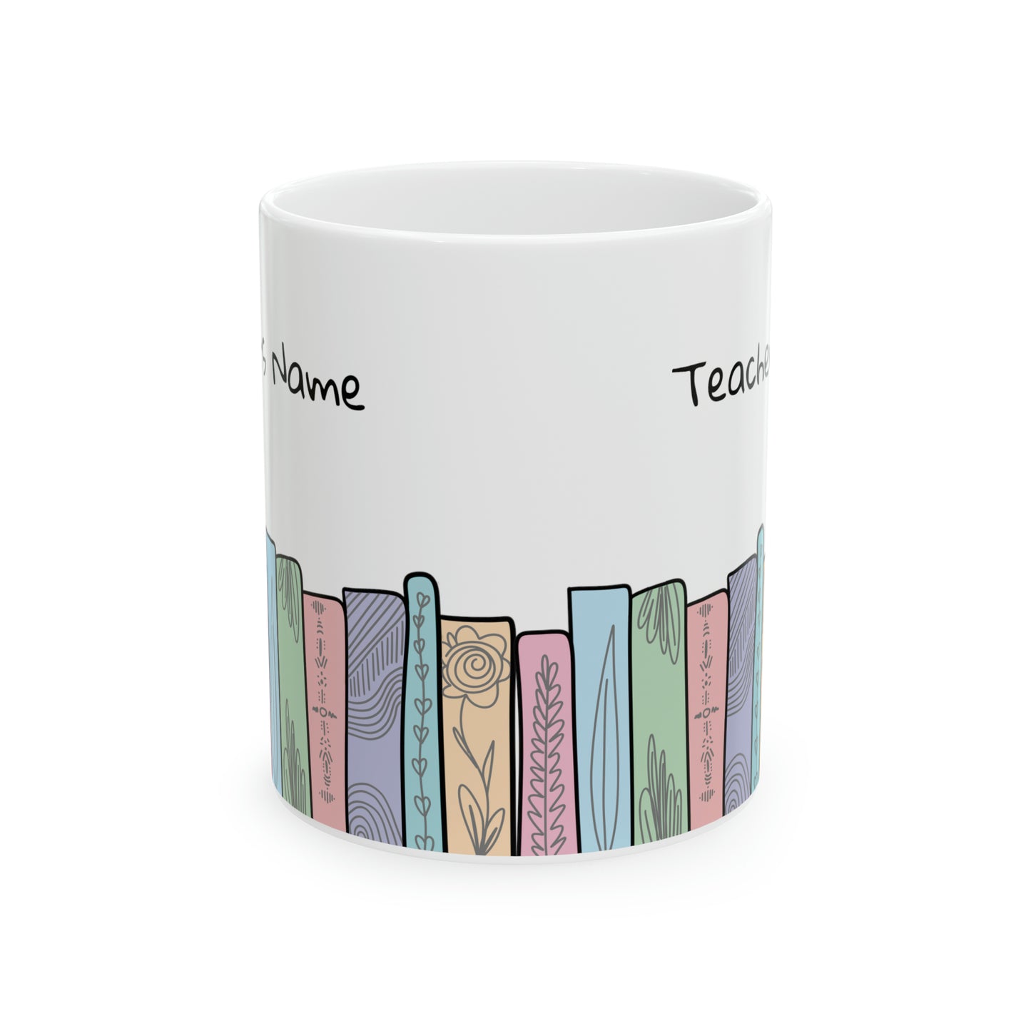 Custom Book Lover Mug, Teacher Mug,