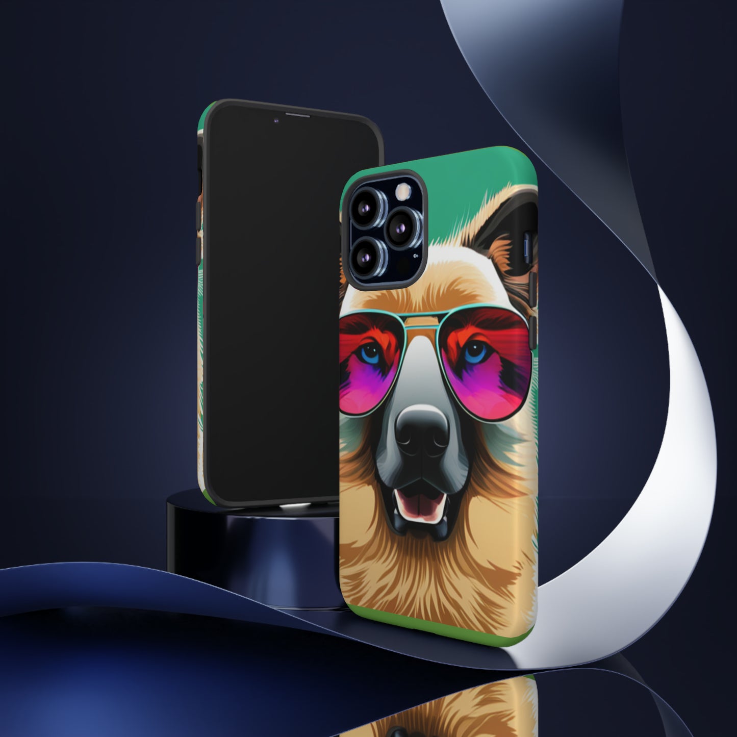 Custom Dog Image Tough Phone Cases