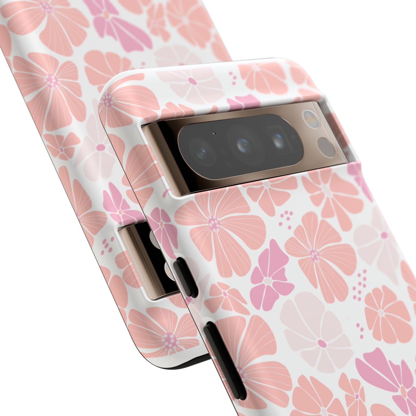 Custom Flower Print Make It Happen, iphone, Samsung, Pixel Tough Cases