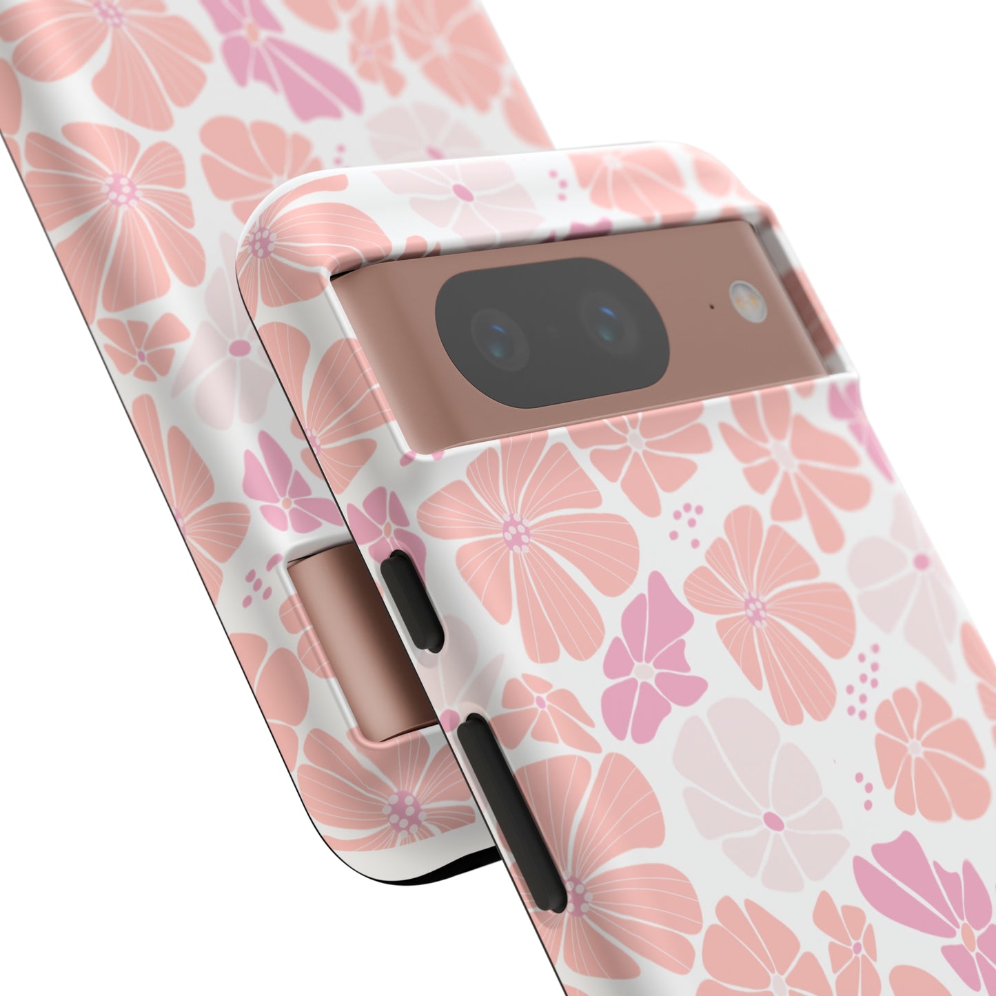 Custom Flower Print Make It Happen, iphone, Samsung, Pixel Tough Cases